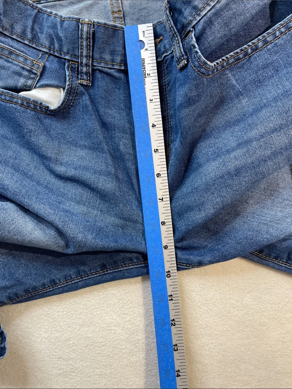 Old Navy Straight-Leg Denim Jeans in Blue BOYS SIZE 14